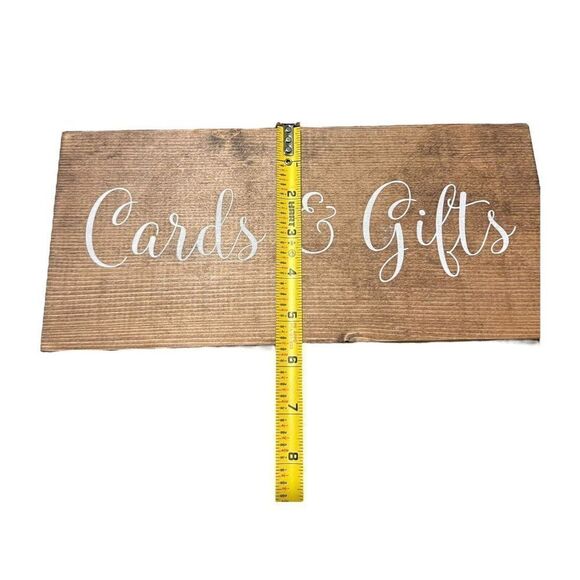 Rustic Brown Wooden Wedding Card & Gift Box Country Decor Display Crate Present - Picture 9 of 10